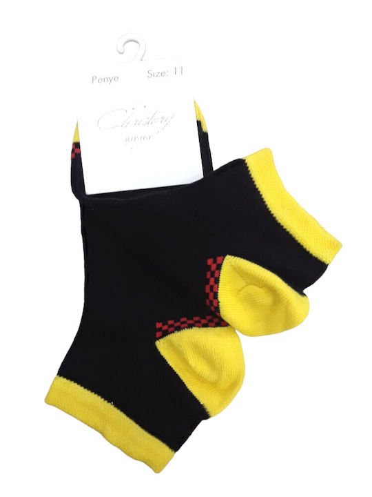 Dikissizdir Kinder Söckchen Black, Yellow