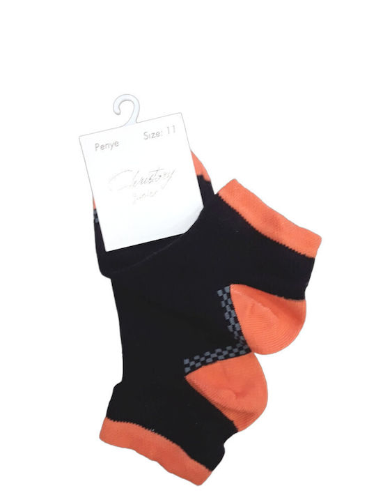 Dikissizdir Kinder Söckchen Black, Orange