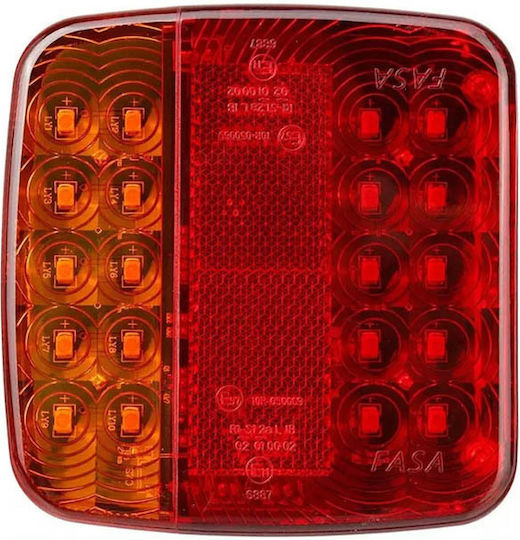 Auto Gs Σετ Φώτα Τρέιλερ LED με Μαγνήτη 12 / 24V 2τμχ