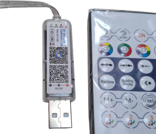 Intelligente LED-Lichterkette 10 m RGB USB in Reihe Intelligente LED-Lichterkette 10 m RGB USB in Reihe