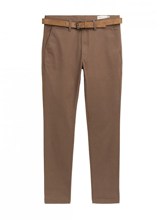 Trousers Chino in Slim Fit Brown, Chocolate Brown, Beige