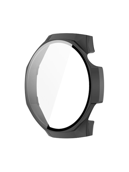 2-in-1 Hülle + Panzerglas für Huawei Watch GT 5 Pro 46mm Schwarz