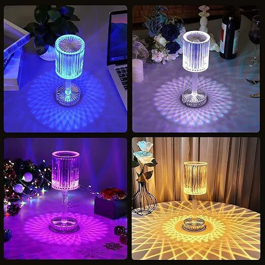 Verk Group Διακοσμητικό Φωτιστικό LED RGB 25x8.5εκ.