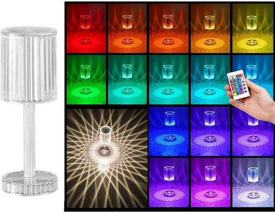 Verk Group Διακοσμητικό Φωτιστικό LED RGB 25x8.5εκ.