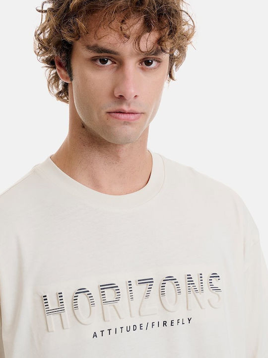 T-shirt Εκρού