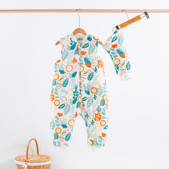 abo Winter Sleeping Bag with Feet 2.5 Tog Flowers