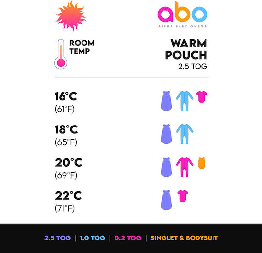 abo Winter Sleeping Bag with Feet 2.5 Tog Flowers