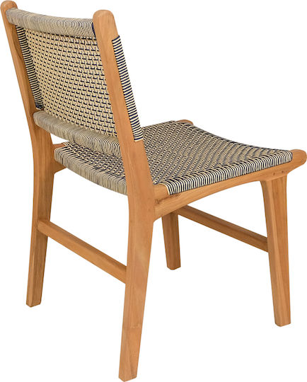 Scaun Darien Natural Shade / Cream - Black 52x62x86cm Scaun Darien Natural Shade / Cream - Black 52x62x86cm