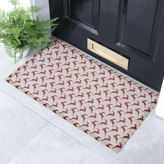 Artsy Mats Входен Килим Червен 40x70см AMDMW REINDEER 7040 Червени