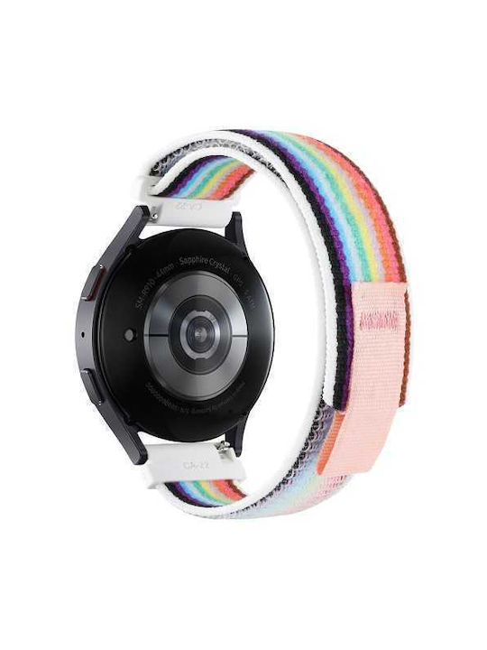 Kalebol Klb-yjnlhh-001 Strap for Samsung Galaxy Watch3 45mm Huawei Watch GT4 46mm Wristband Sport Strap 22mm White Rainbow 2100186918126 Kalebol Klb-yjnlhh-001 Strap for Samsung Galaxy Watch3 45mm Huawei Watch GT4 46mm Wristband Sport Strap 22mm White Rainbow 2100186918126