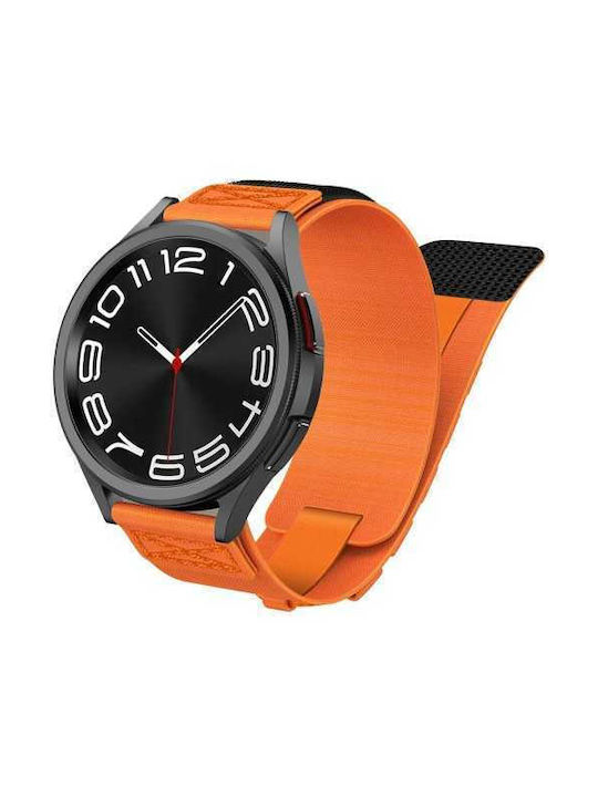 Λουράκι Universal 22mm Samsung Galaxy Watch3 45mm Galaxy Watch 46mm Huawei Watch Ultimate Design Nylon Orange 2100107300507