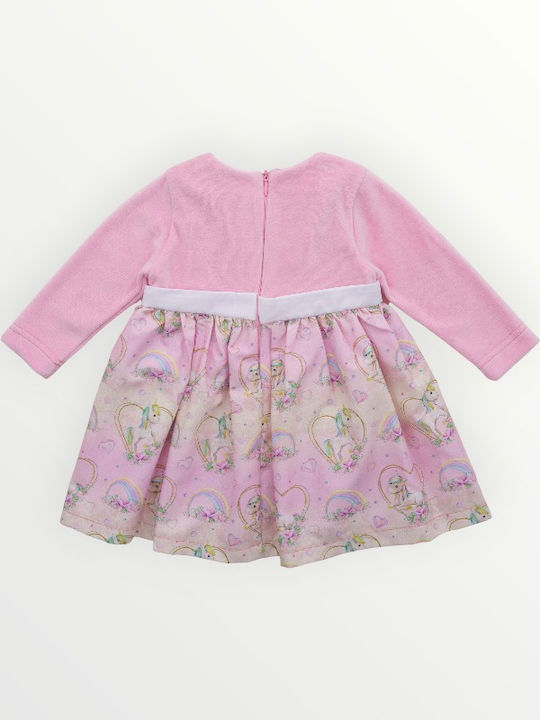 Babylon Children's Dress Velvet Pink