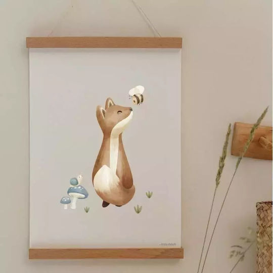 Little Dutch Πόστερ A3 Διπλής Όψης Forest Friends