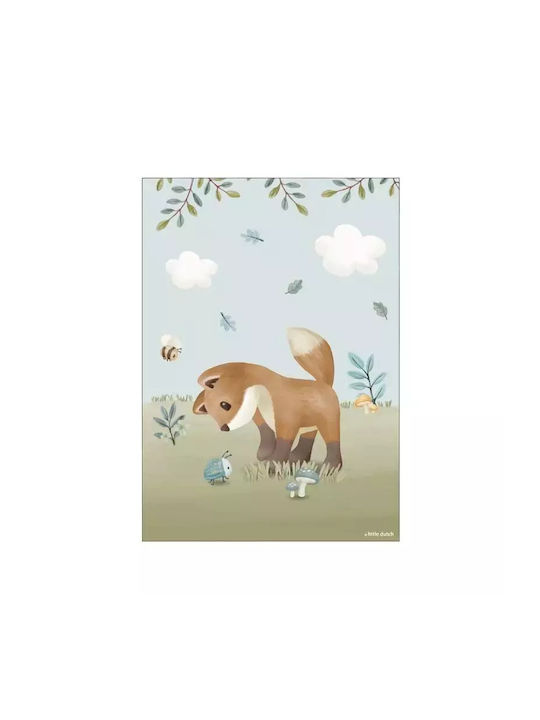 Little Dutch Πόστερ A3 Διπλής Όψης Forest Friends