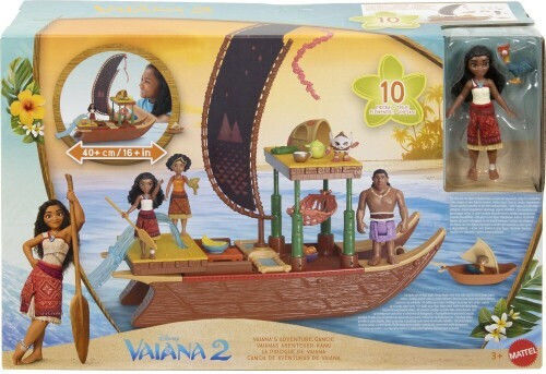 Disney Moana 2 Canoe Moana Mini Doll Moana Playset 6 Designs Jbt78 Jbt78