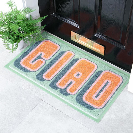 Artsy Mats Πατάκι Εισόδου Πράσινο 70x40εκ. -AMDMW-CIAO-7040 Πράσινα