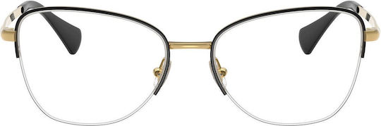 Ralph Lauren Γυναικείος Μεταλλικός Σκελετός Γυαλιών Cat Eye Μαύρος RL6061 9443