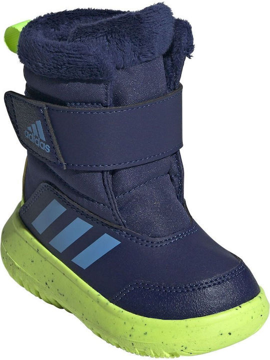Winterplay Kinderstiefeletten mit Klettverschluss Marineblau