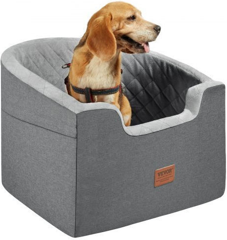 Vevor Waterproof Seat Car for Dog Gray