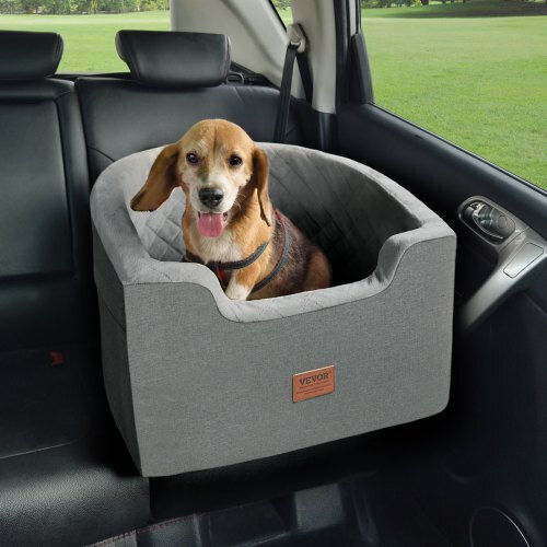 Vevor Waterproof Seat Car for Dog Gray