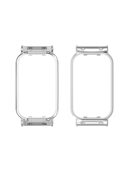 Metal Case in Black color for Xiaomi Smart Band 8 Active, Redmi Band 2