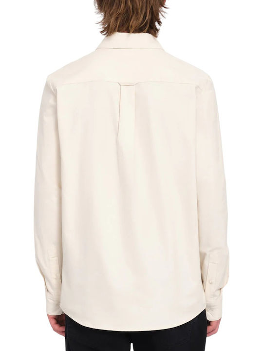 Veeco Long-sleeved Cotton Shirt cream