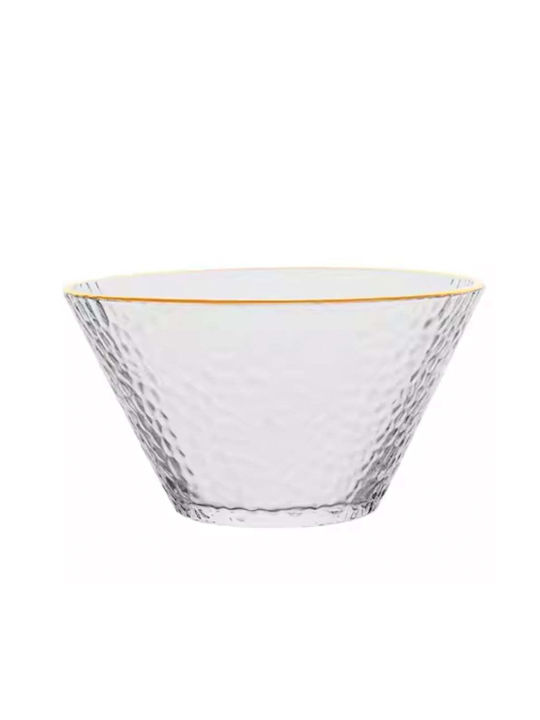 Elegante Tiefe Servierschale Pufo Shine Servierschale Salat Früchte Kekse 23 x 13 cm