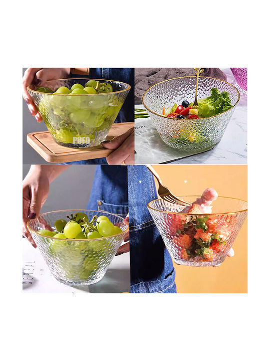 Bol de Servire Elegant Adânc Pufo Shine Salată Fructe Biscuiți 23 X 13 Cm