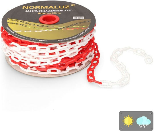 Normaluz Plastic Traffic Chain White L25m