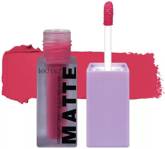 Technic Long Lasting Liquid Lipstick Matte Pink Fizz 4.5ml