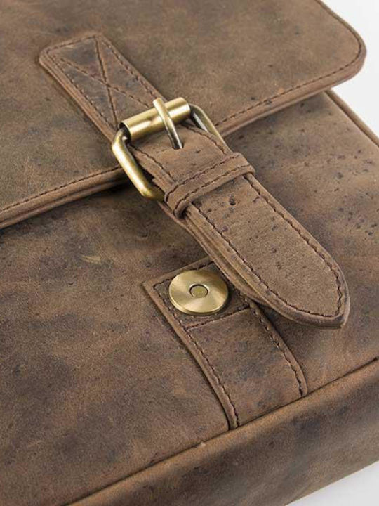 Leather Men's Bag Shoulder / Crossbody Brown