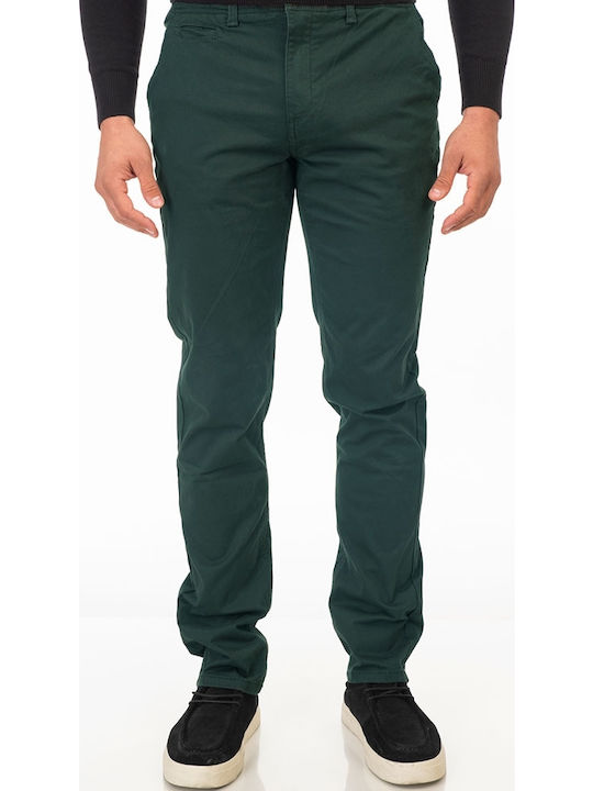 Παντελόνι Chino Ελαστικό σε Slim Εφαρμογή κυπαρισσί