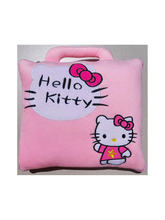 Morven Blanket Cot Kitty Fleece Pink Pink 100x170cm