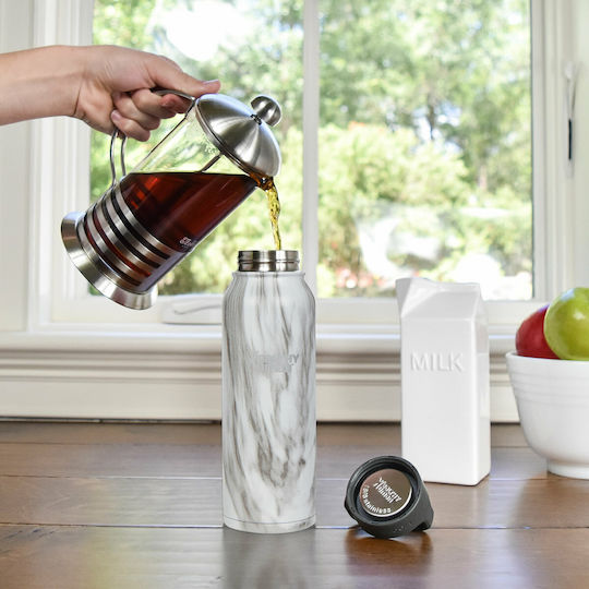 Healthy Human Stein Bottle Thermos Stainless Steel 621ml Stainless steel with Straw