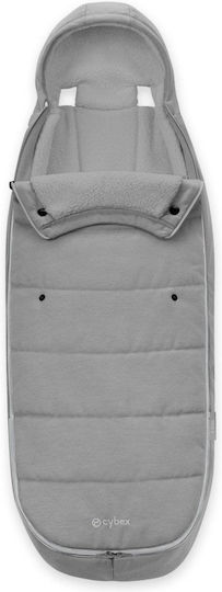 Cybex Gold Stroller Footmuff with Fleece Lining Gray