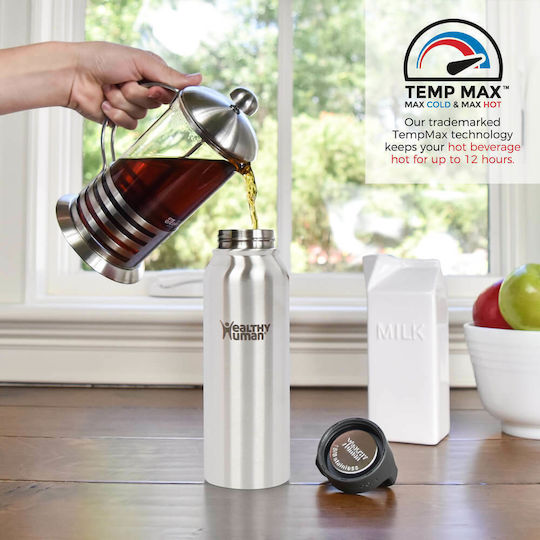 Healthy Human Healthy Human Stainless Steel Thermos Bottle 621ml