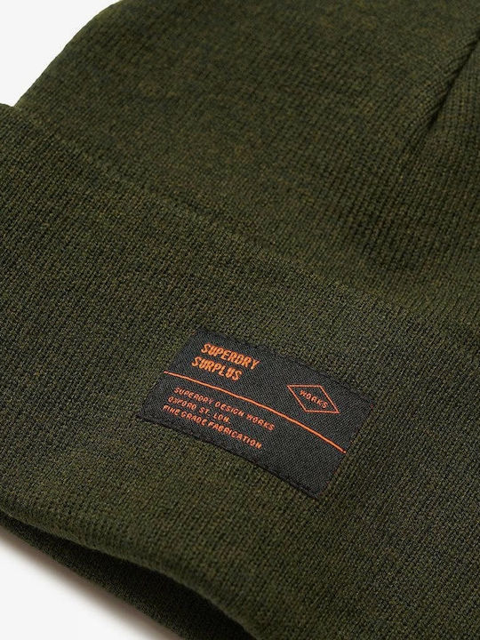 Superdry Surplus Beanie Beanie Knitted in Green color