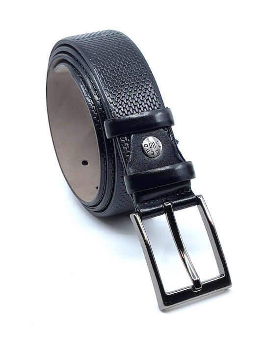 Legend Accessories Men's Artificial Leather Belt Black