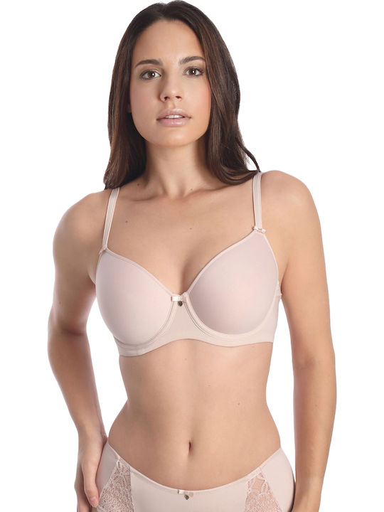 Bra with Light Padding Underwire Beige