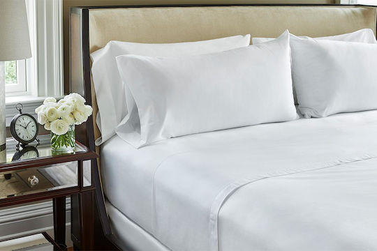 Σεντόνι Ξενοδοχείου Naxos Semi Percale Easy Iron Υπέρδιπλο