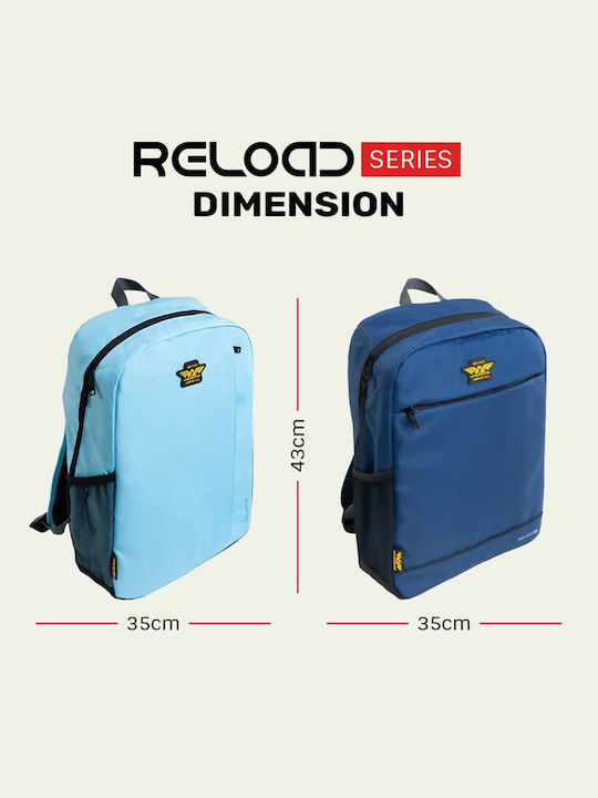 Armaggeddon Tasche Rucksack für Laptop 15.6" in Blau Farbe
