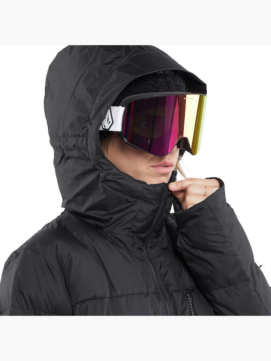 Volcom H0452415-BLK Frauen Jacke aus für Ski & Snowboard Schwarz