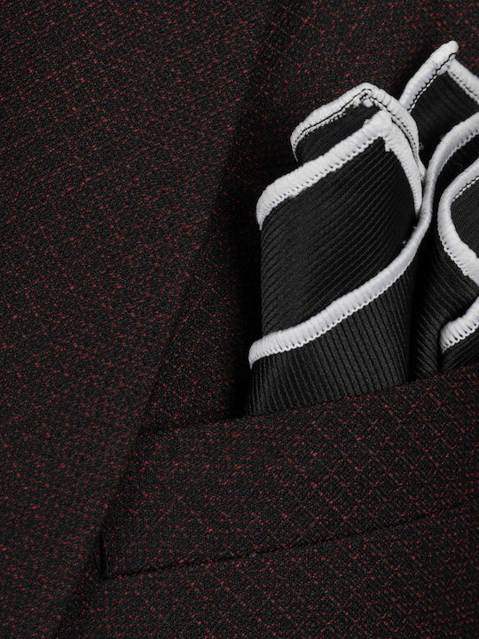 Men's Suit Jacket Slim Fit Burgundy
