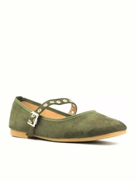 Ballerinas Khaki