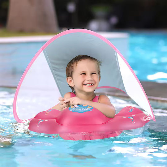 Swimbobo Swimtrainer de copii cu parasolar Roz
