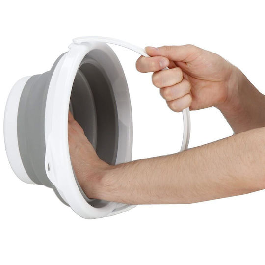 Pliere Lavoar Rotund 31x24cm. Capacitate 10lt Alb