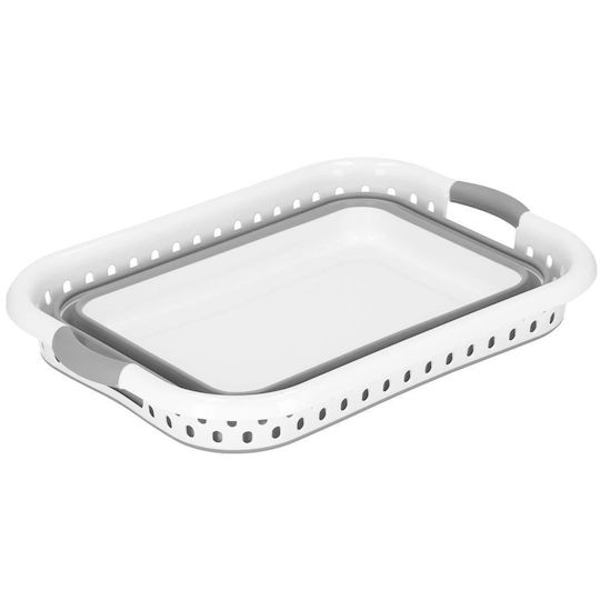 Pliere Lavoar Dreptunghiular 53x38x24cm. Capacitate 24lt Alb