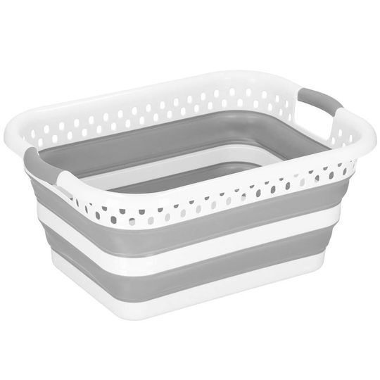 Pliere Lavoar Dreptunghiular 53x38x24cm. Capacitate 24lt Alb