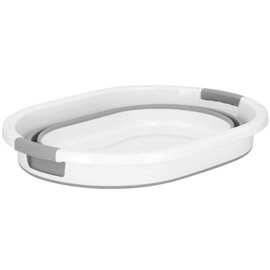 Pliere Lavoar Dreptunghiular 54x38x23cm. Capacitate 24lt Alb