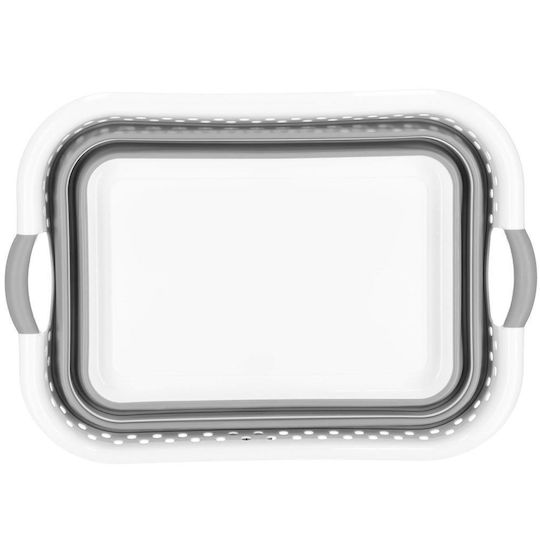 Pliere Lavoar Dreptunghiular 53x38x24cm. Capacitate 24lt Alb